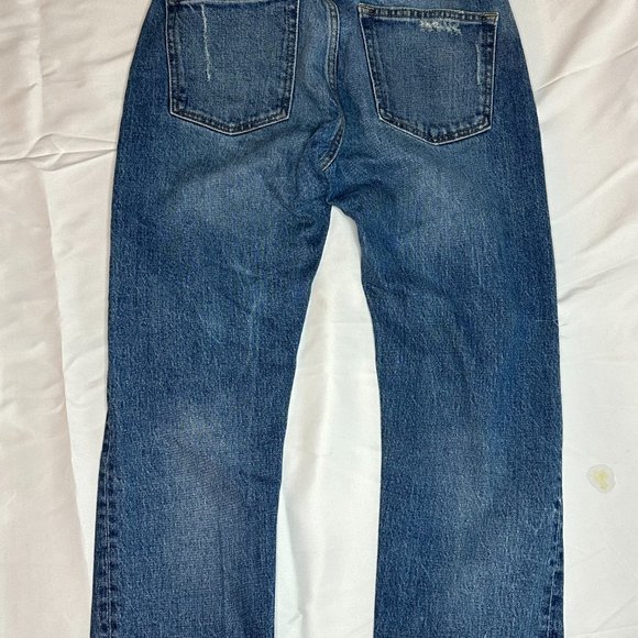 Gap Distressed Straight Leg Denim Jeans - Picture 5 of 7